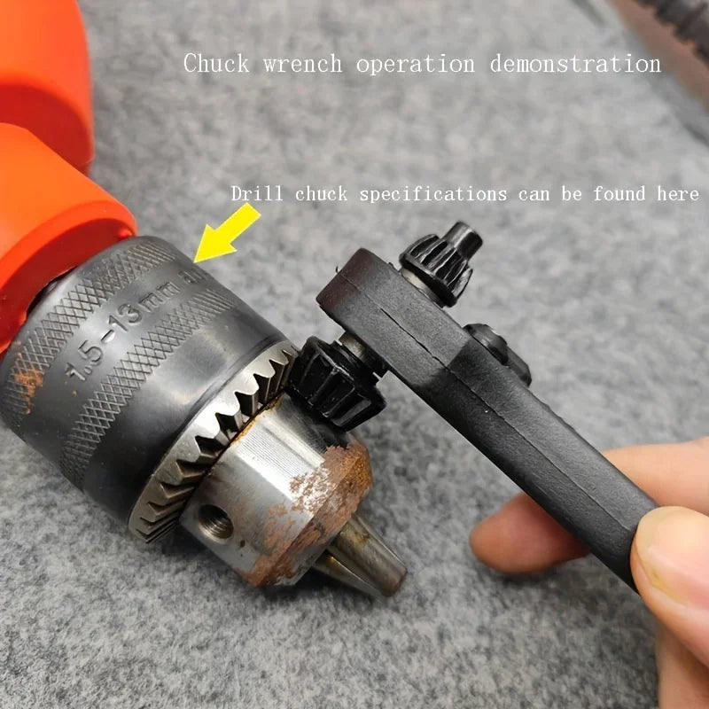 Electric Drill Chuck Key Wrench:
