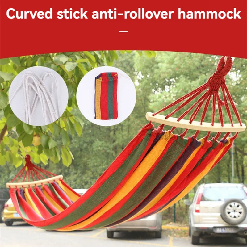 WESTTUNE Outdoor Canvas Hammock