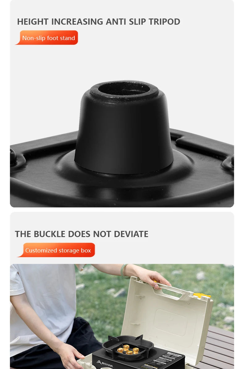 high-firepower cassette burner ideal for outdoor
