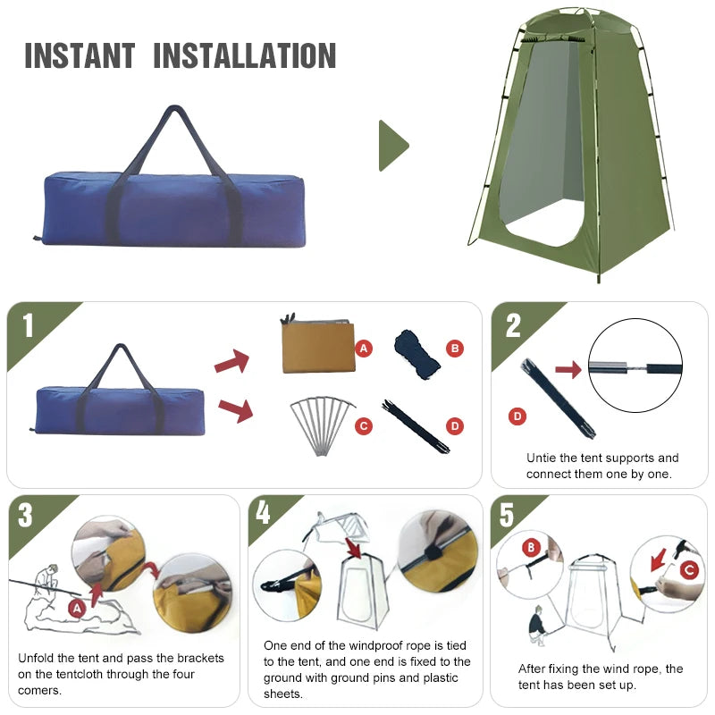 Westtune Portable Privacy Shower Tent