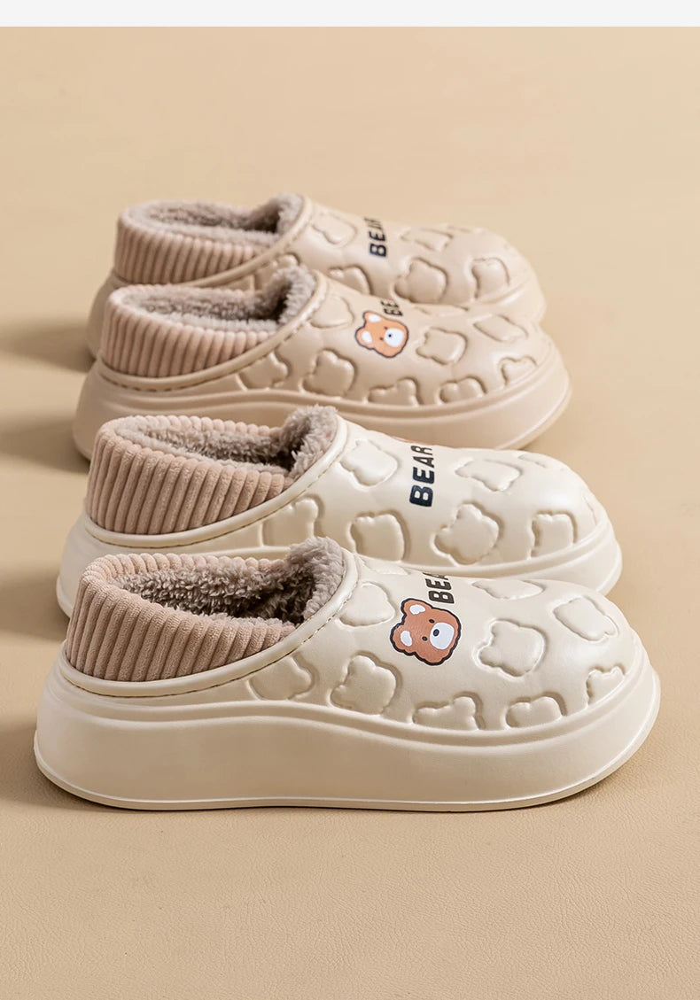 CozyStep™ Waterproof Cotton Slippers – Winter-Ready Comfort for Her & Him