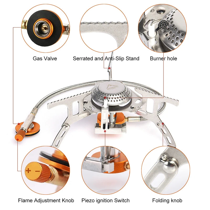 camping gas stove or burner.