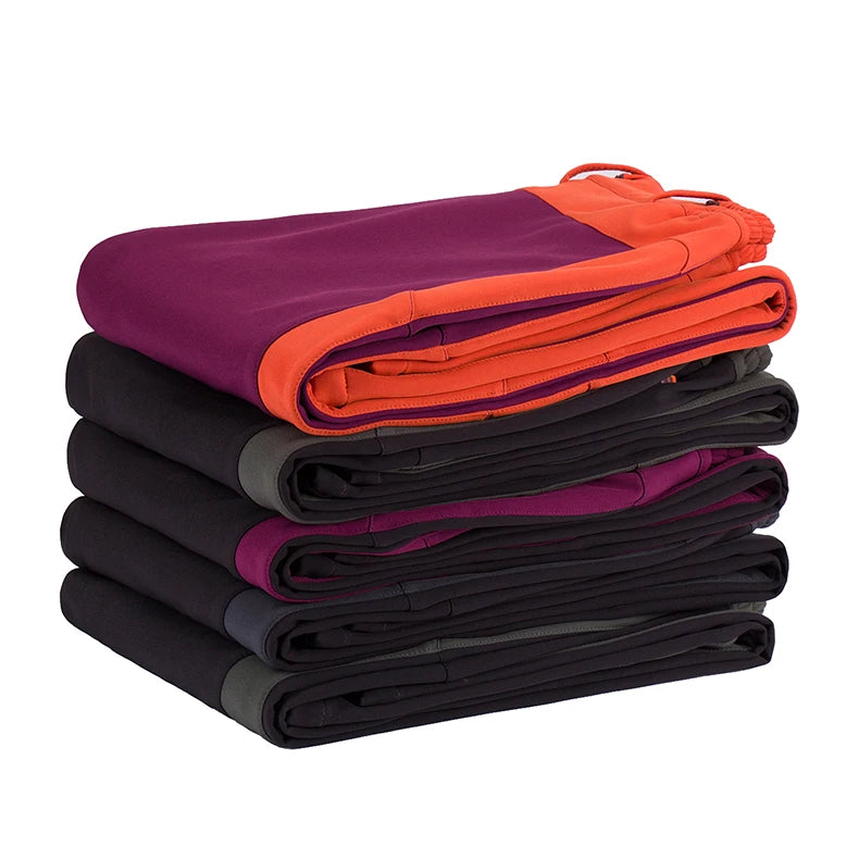 LNGXO Thick Warm Fleece Hiking Pants