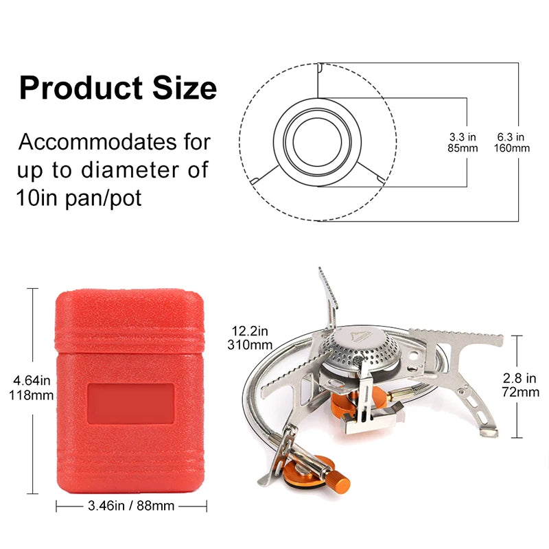 camping gas stove or burner.