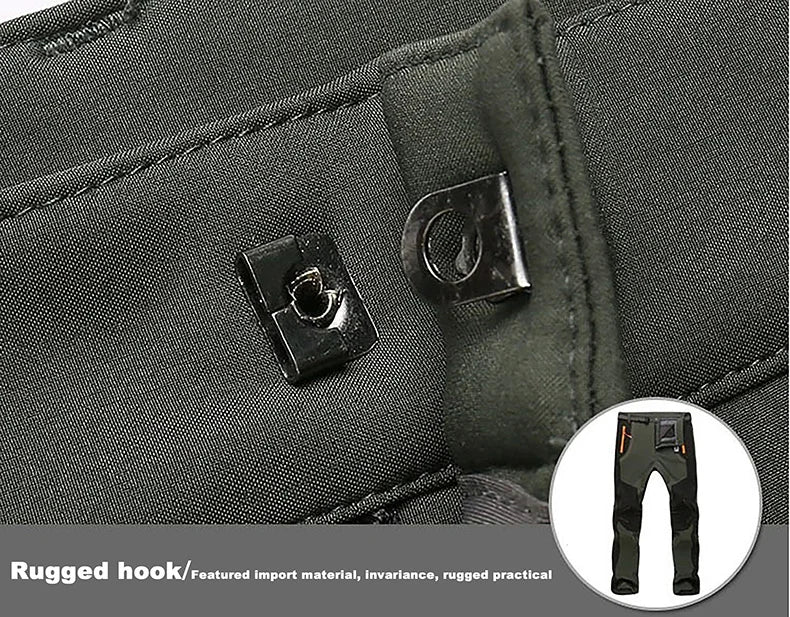 LNGXO Thick Warm Fleece Hiking Pants