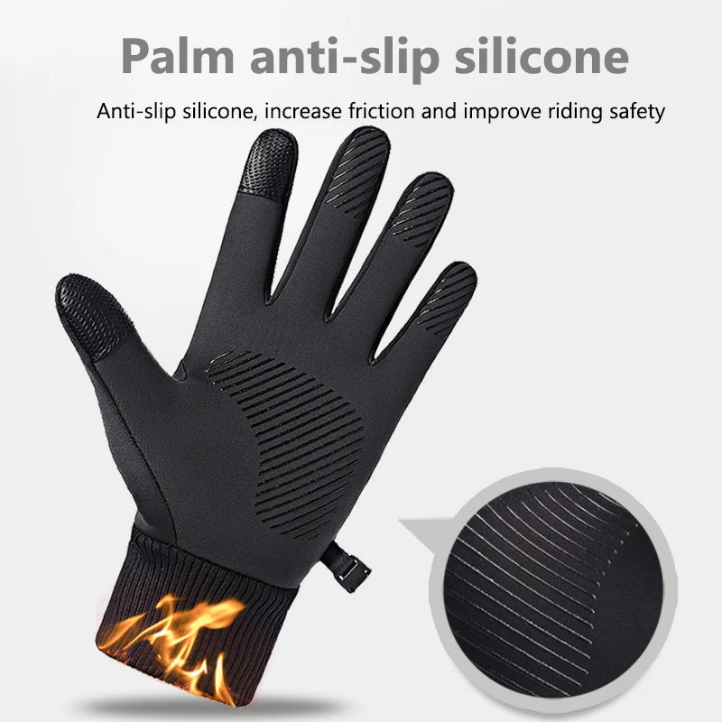 Winter Waterproof Men's Gloves Windproof Sports