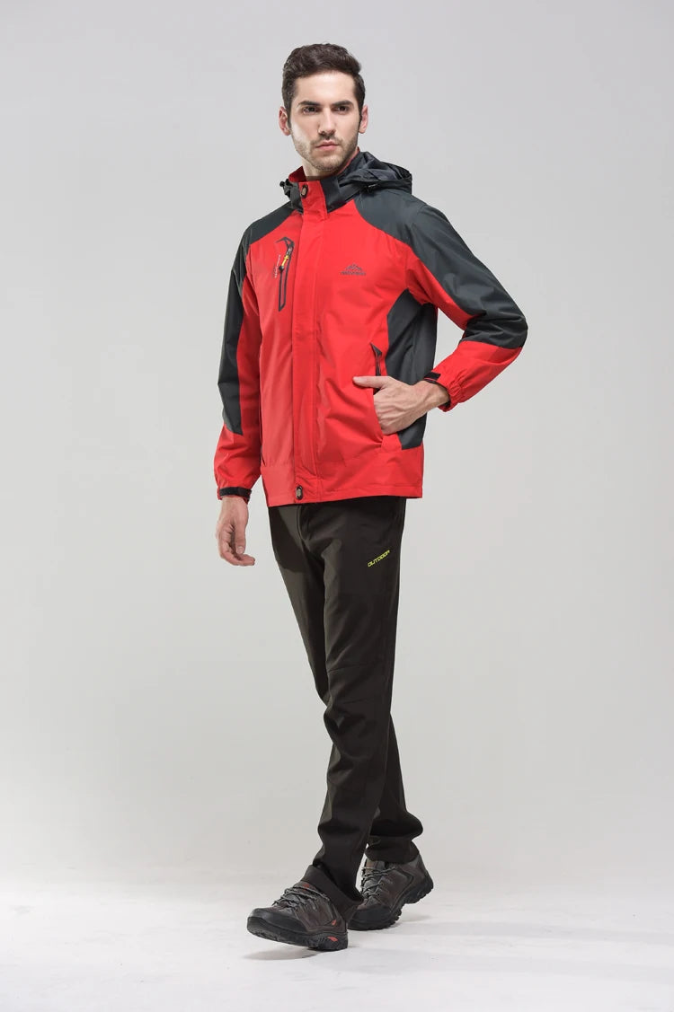 TRVLWEGO Camping Hiking Jacket for Men,