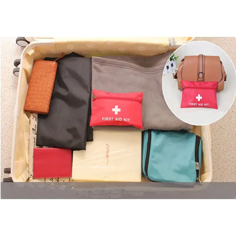Red Emergency Medical Kit