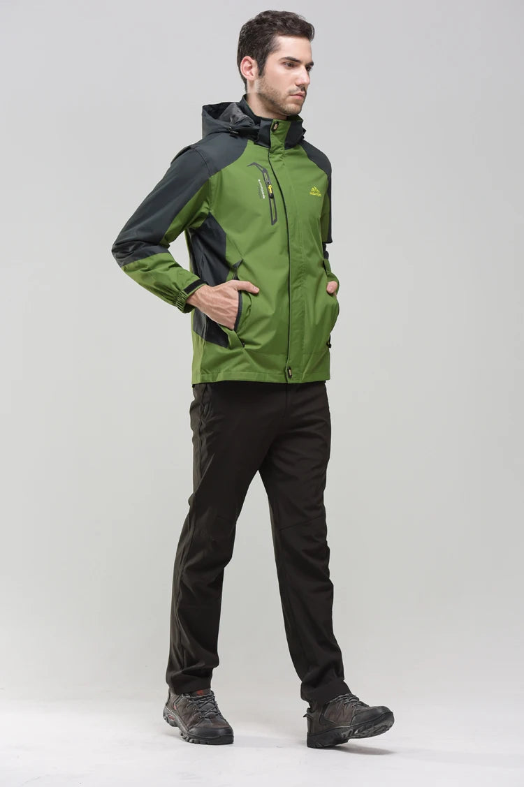 TRVLWEGO Camping Hiking Jacket for Men,