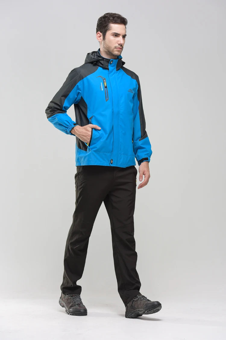 TRVLWEGO Camping Hiking Jacket for Men,