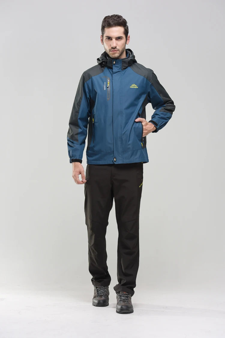 TRVLWEGO Camping Hiking Jacket for Men,