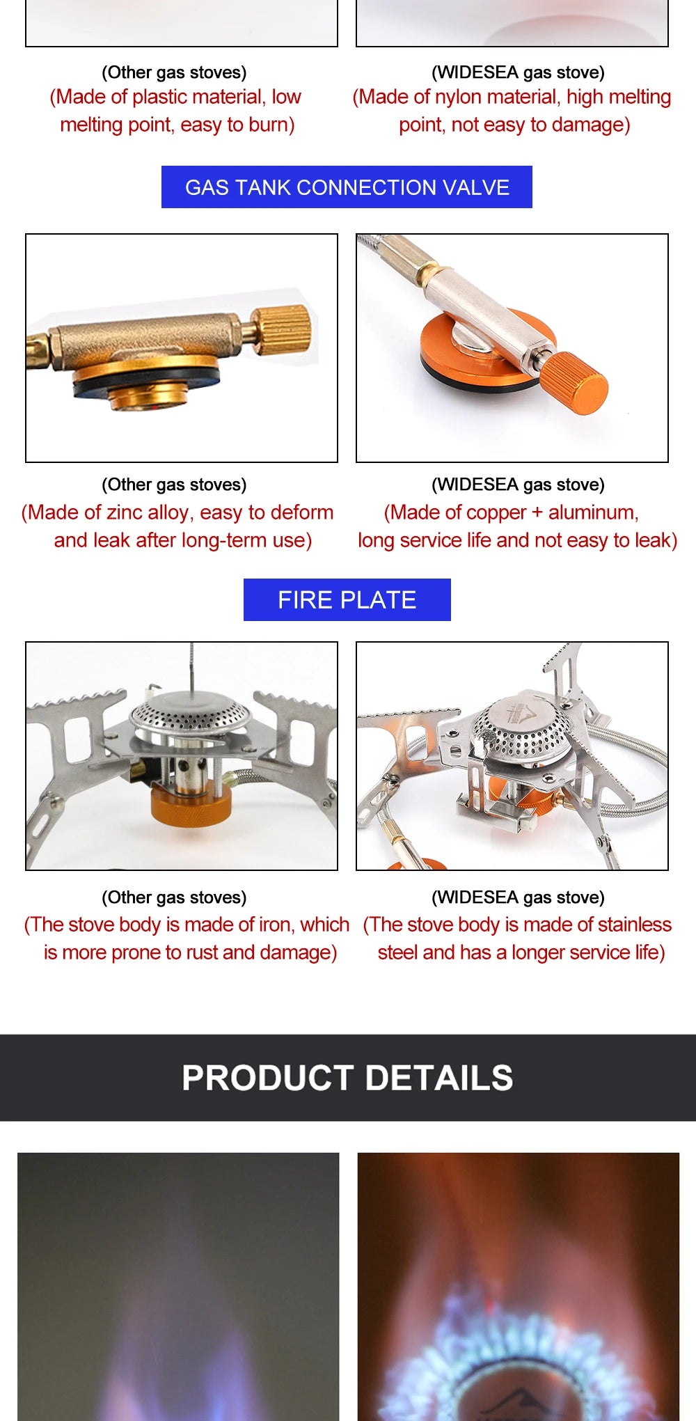 camping gas stove or burner.