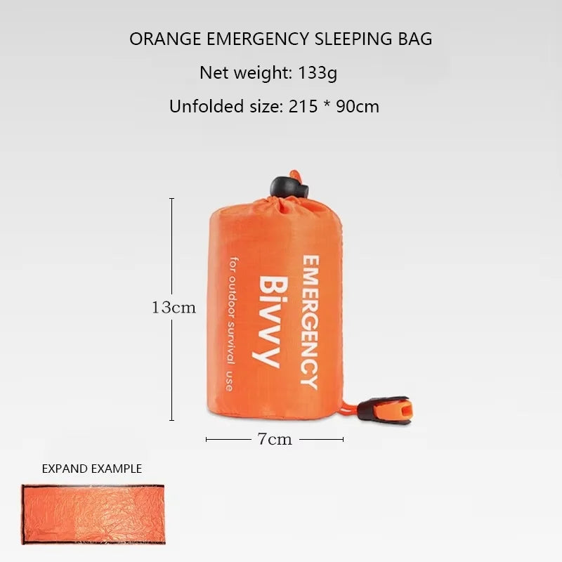 portable outdoor emergency sleeping bag,