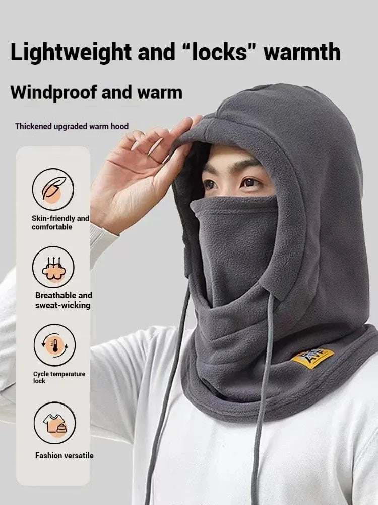 A 3-in-1 riding winter warm hat