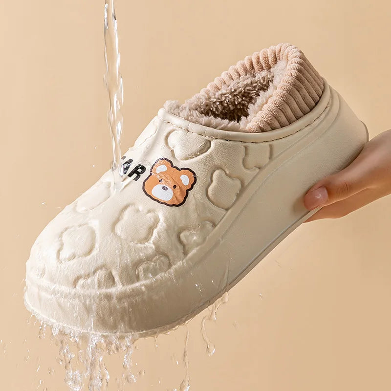 CozyStep™ Waterproof Cotton Slippers – Winter-Ready Comfort for Her & Him