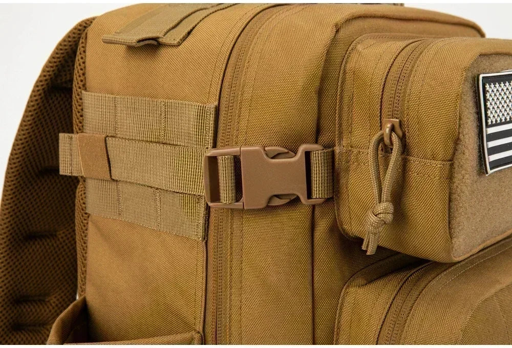 Men & Women – Laser-Cut MOLLE 3-Day Pack, Hiking, School,