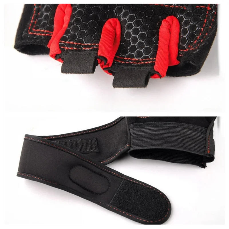 Fitness Half-Finger Gloves with Wrist Guard: