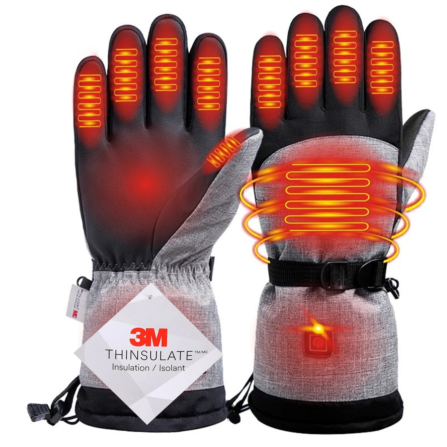 electric heated winter gloves,