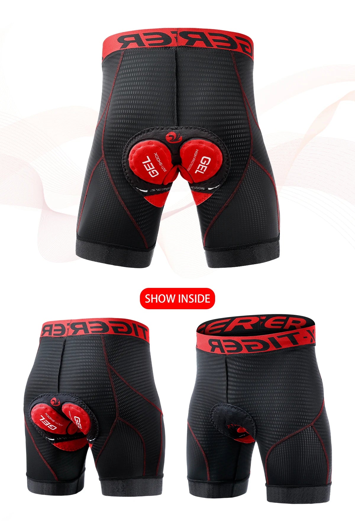 The X-TIGER Cycling Underwear Gel Pad Shorts