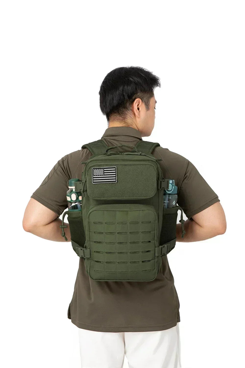 Men & Women – Laser-Cut MOLLE 3-Day Pack, Hiking, School,