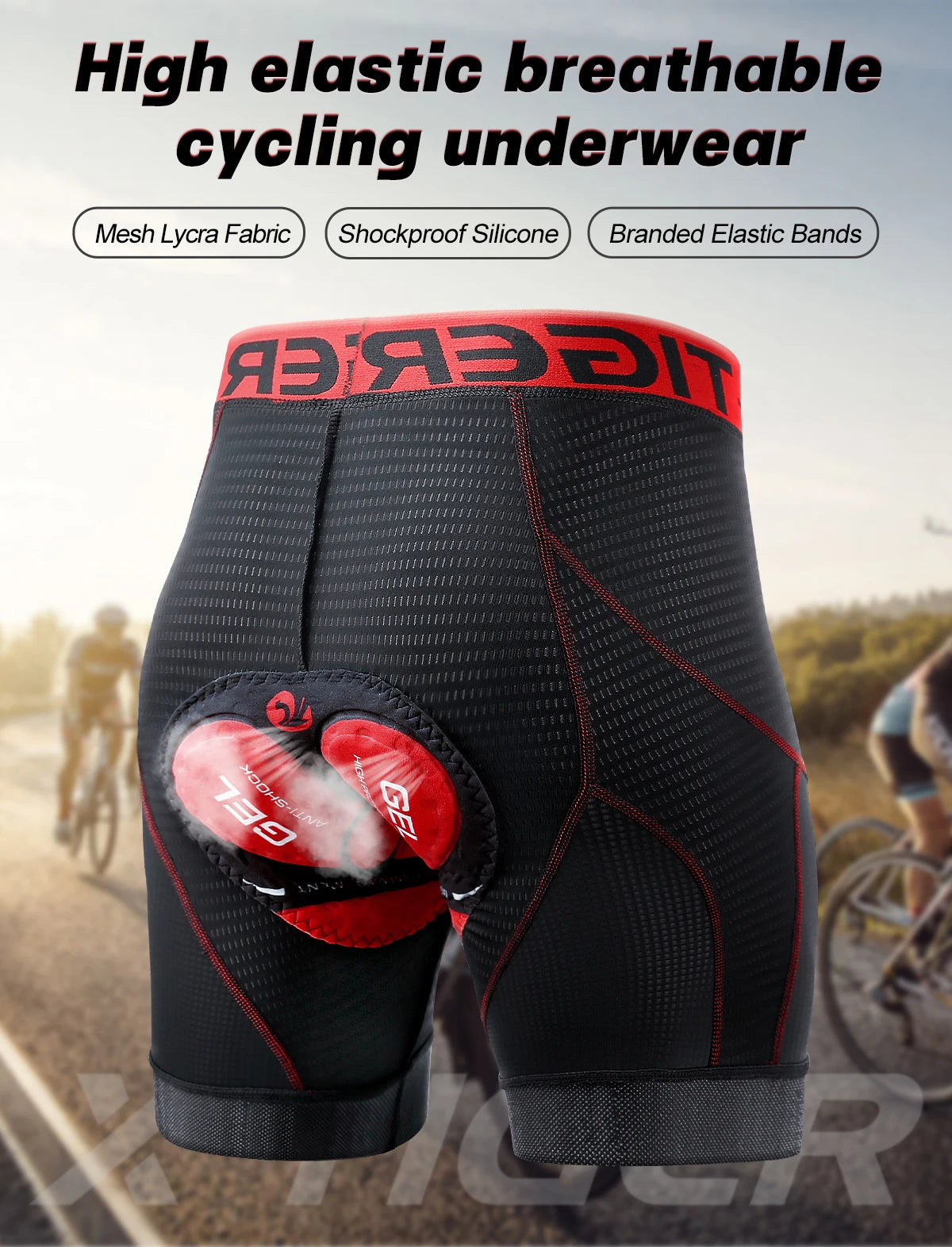 The X-TIGER Cycling Underwear Gel Pad Shorts