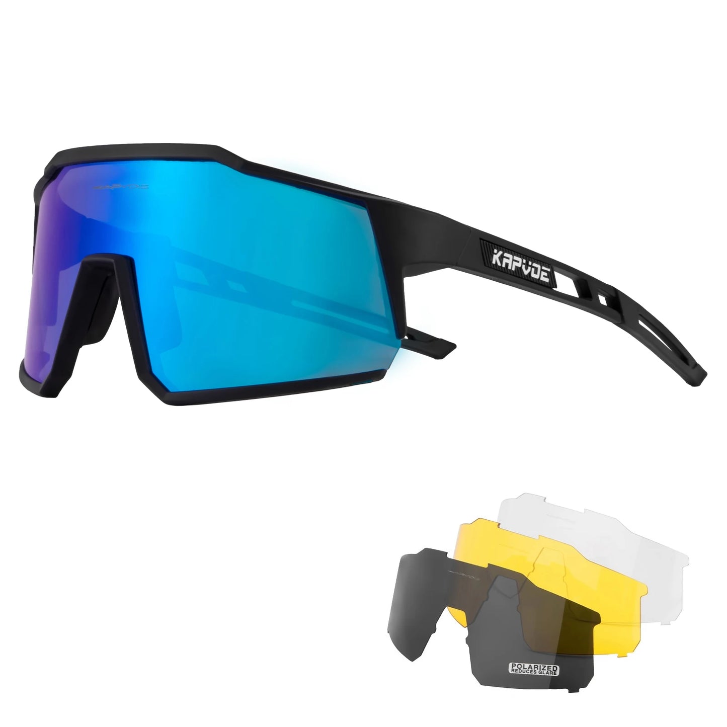 Kapvoe Photochromic Cycling Sunglasses for Men Cycl Glasses Mountain Bicycle Goggles Women Outdoor Sports Running UV400 Eyewear
