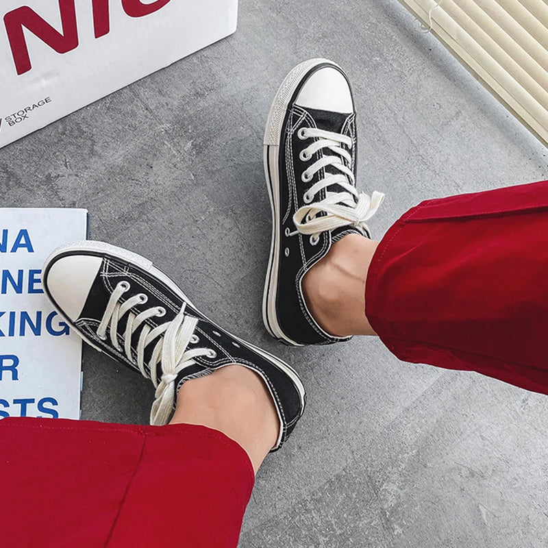 Classic 1970's Canvas Shoes for Men and Women Retro Non-slip Sports Shoes Korean Version Student Cloth Casual Shoes