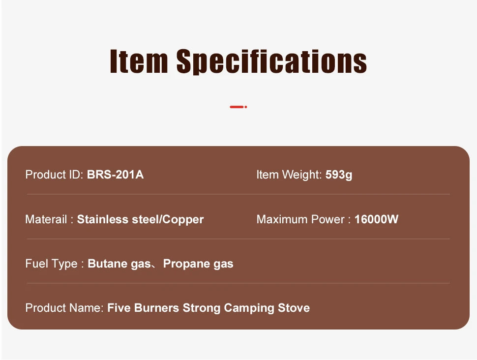high-powered portable camping stove