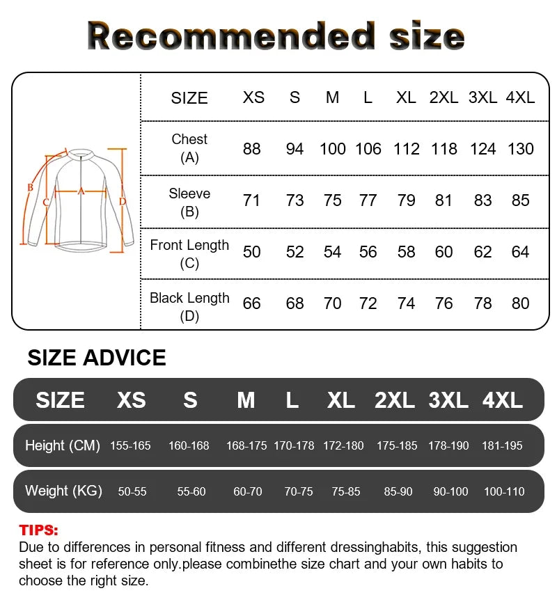 GRSRXX Thermal Winter Cycling Jacket MTB Bike Coat