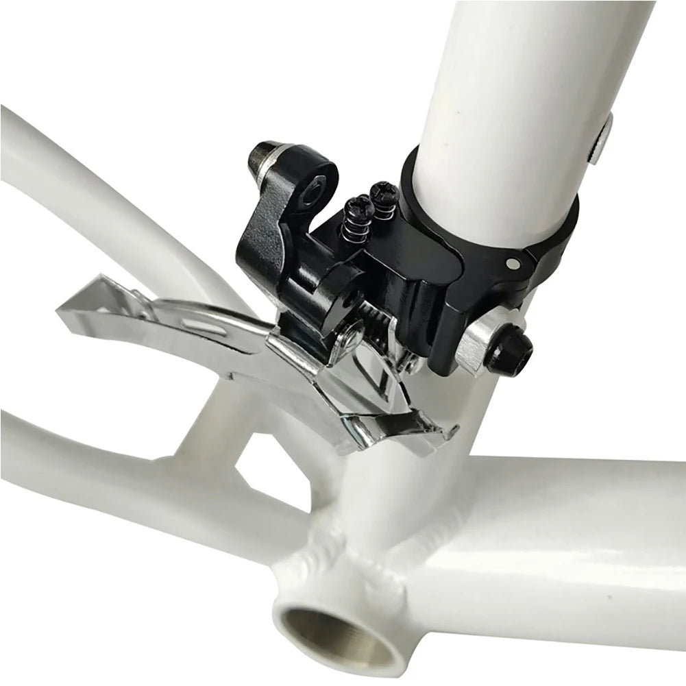 Bicycle Front Derailleur Snap Ring Gear Front Derailleur Clamp 34.9mm Adjustable Front Derailleur Adapter Clip Bike Accessories