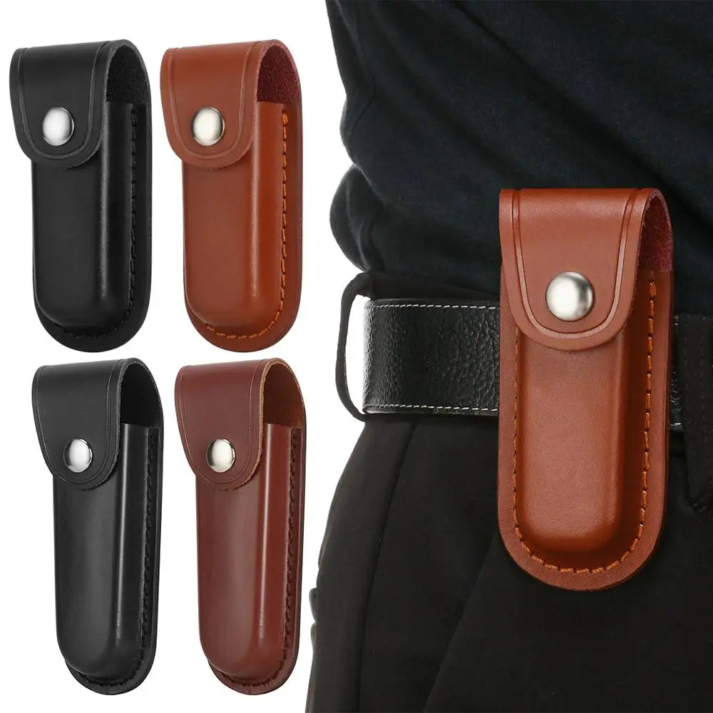 multi-functional leather sheath or belt pouch