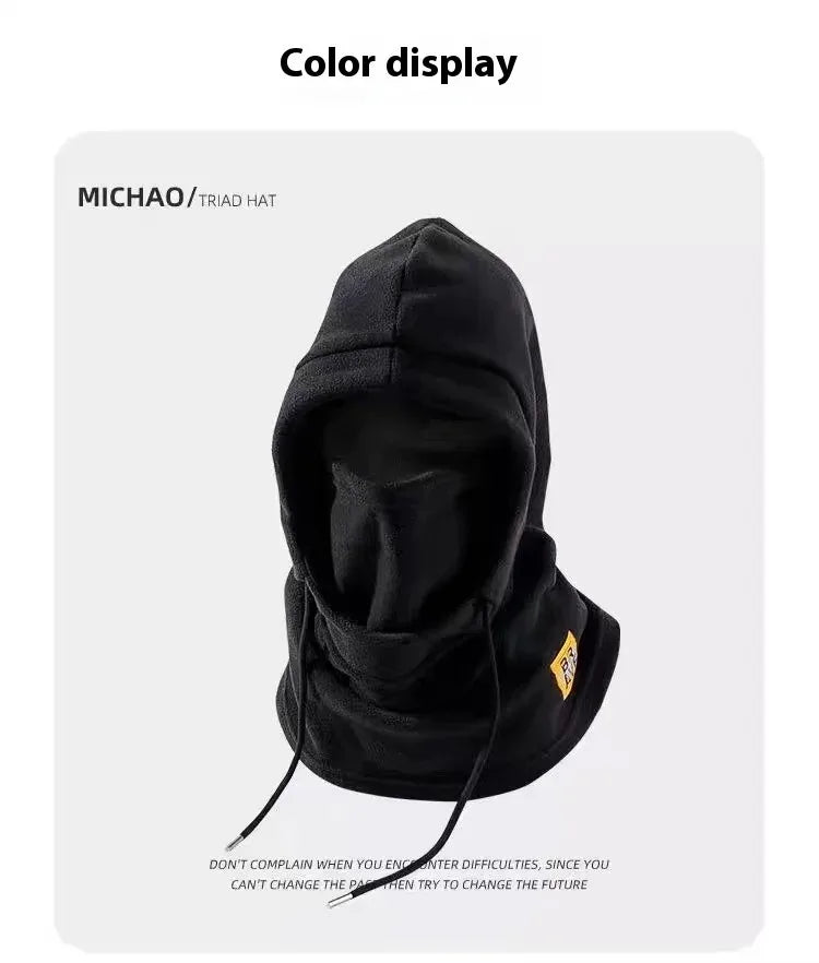 A 3-in-1 riding winter warm hat