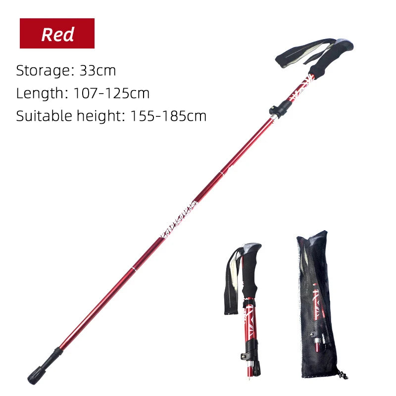 Lightweight, Foldable & Portable Walking Stick for CampingS