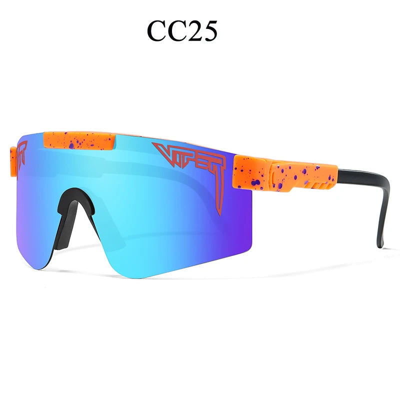 Adult UV400 Pit Viper Style Sport Sunglasses: