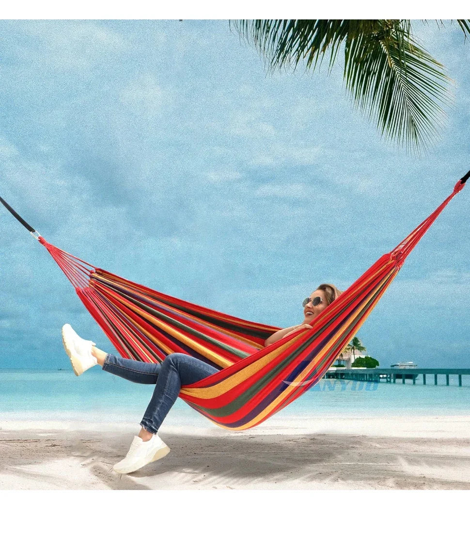 WESTTUNE Outdoor Canvas Hammock