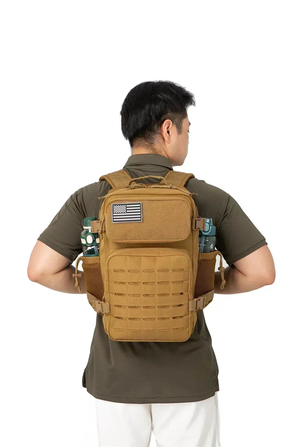 Men & Women – Laser-Cut MOLLE 3-Day Pack, Hiking, School,