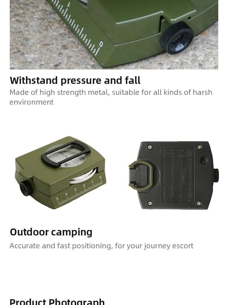 Waterproof High Precision Compass Outdoor Gadget