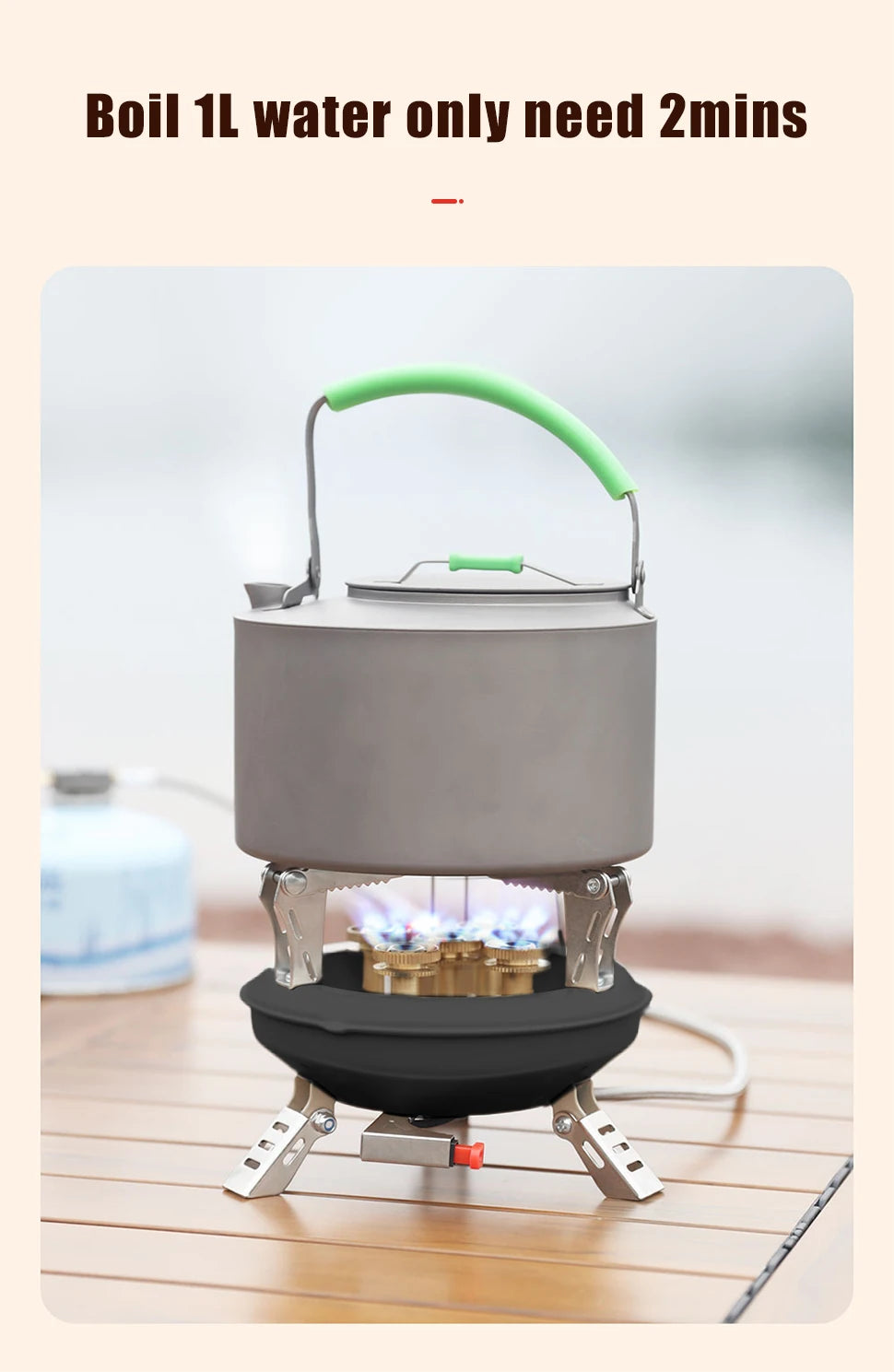 high-powered portable camping stove