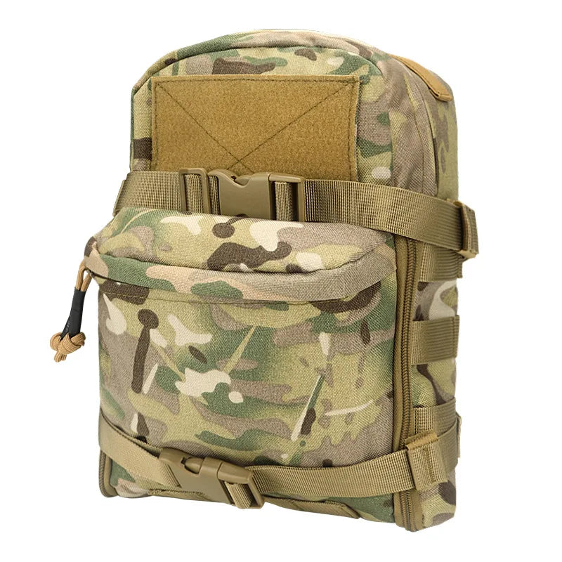 mini hydration backpack designed for tactical or outdoor use.s