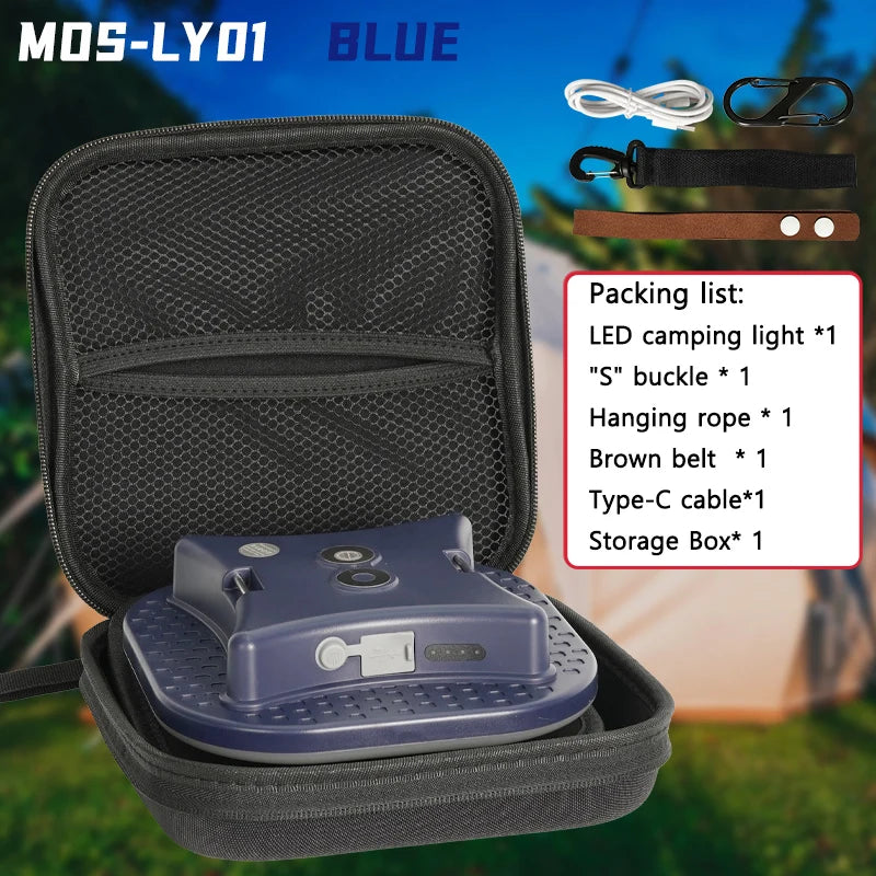 MOSLIGHTING Camping Lantern 80W 7500K Torch Flashlight i
