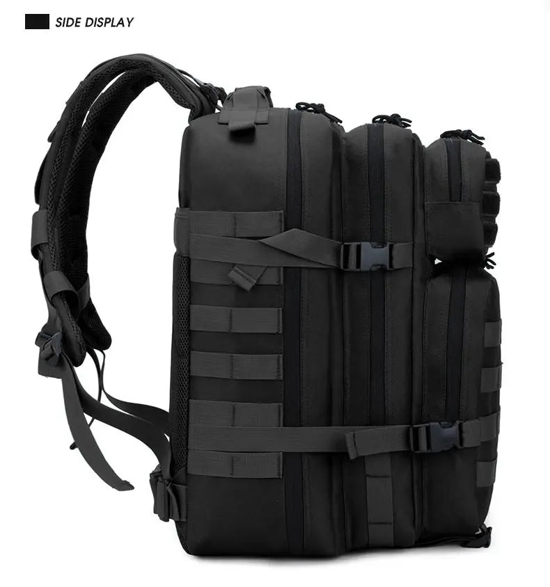 Multi-Functional Tactical Backpack – 50L / 35L / 25L | Waterproof & Large Capacity