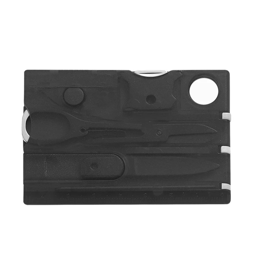 12-in-1 Portable Hiking Card Tool