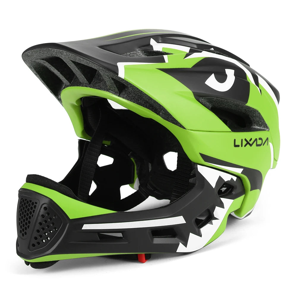 Kids Detachable Full Face Bike Helmet