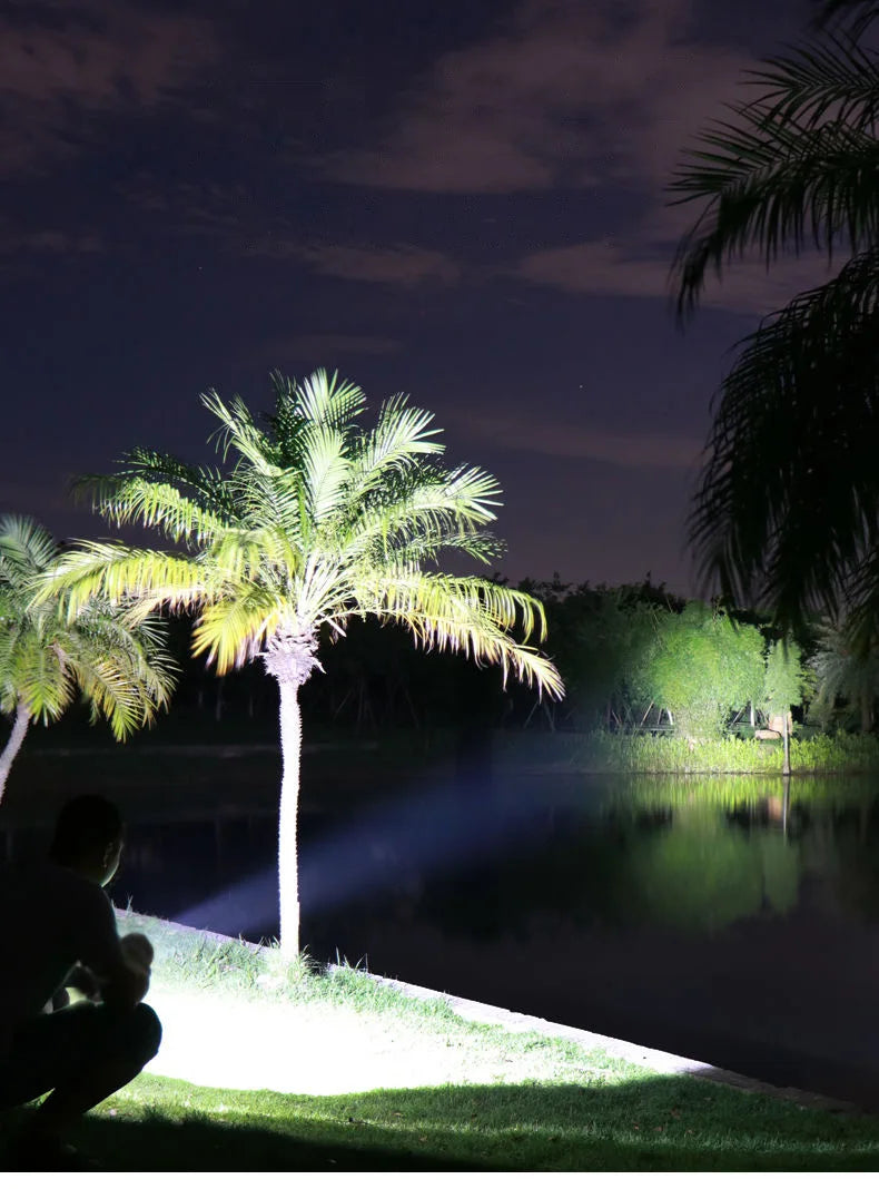 high-power rechargeable LED flashlight