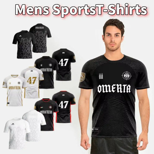 47 Mens Outdoor Sportwear Round Neck Short Sleeve Casual Top Kids T-shirt for Men Running Hiking Fishing and Outdoor Activities