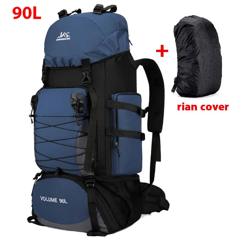 large 90-liter travel backpack