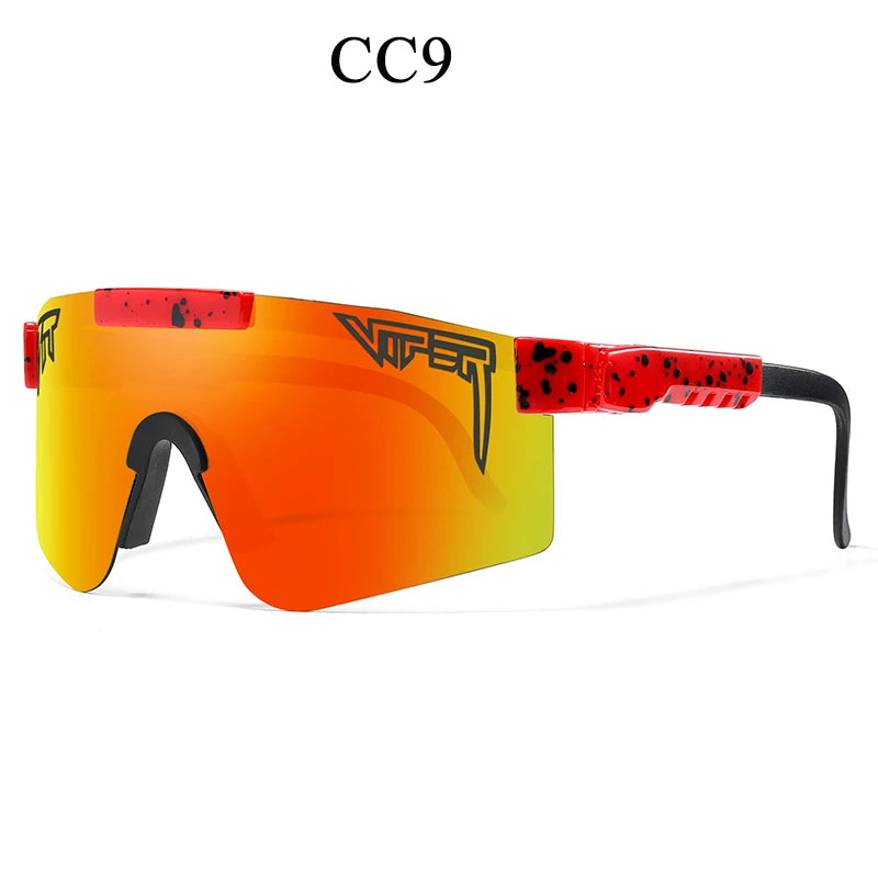 Adult UV400 Pit Viper Style Sport Sunglasses: