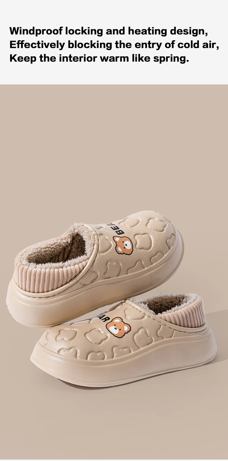 CozyStep™ Waterproof Cotton Slippers – Winter-Ready Comfort for Her & Him