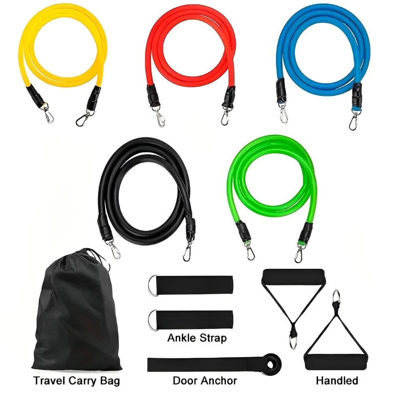 portable resistance bands often sold online for home