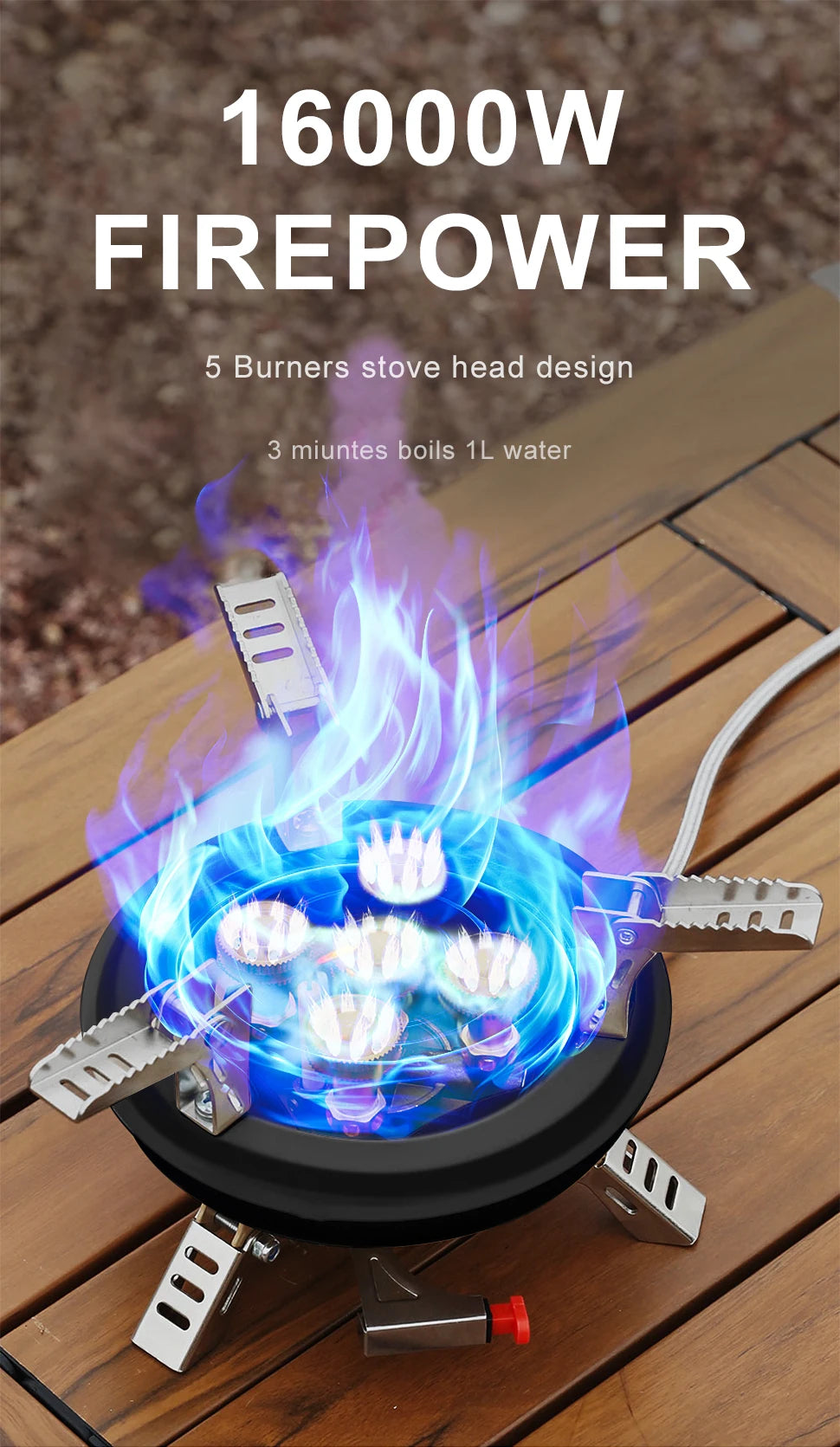 high-powered portable camping stove